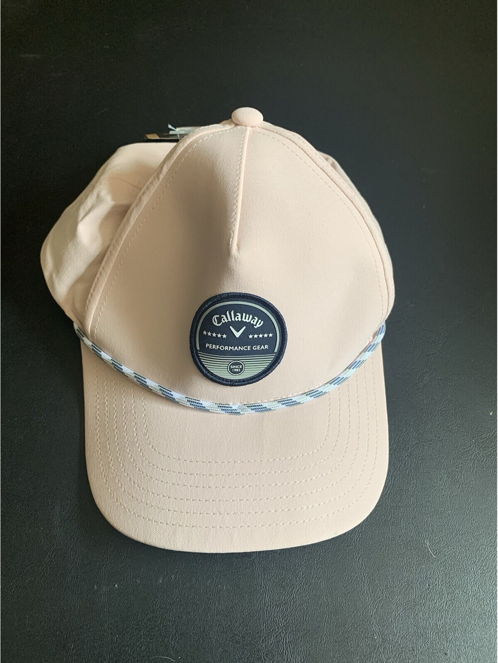 Callaway Performance Gear Bogey Free Pink Pearl Cap with Rope Detail NWT
